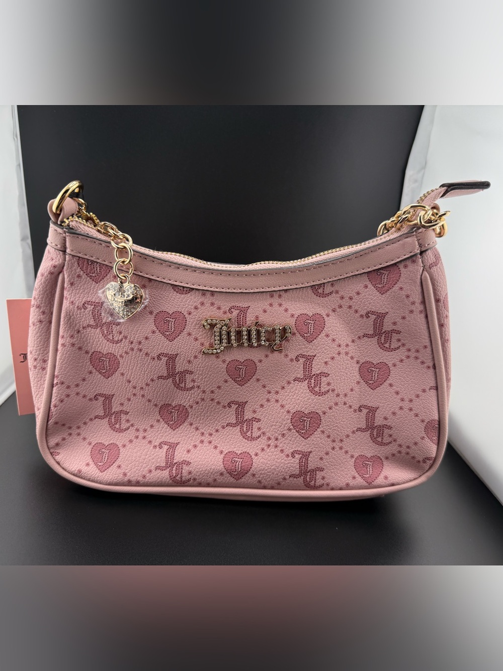 Juicy Couture Forever Shoulder Bag Dusty Blush Pink NWT